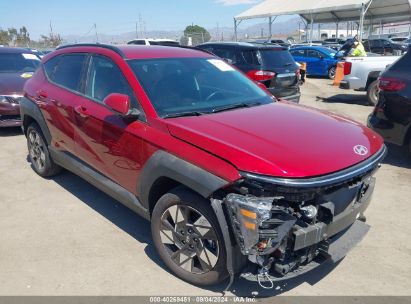 2024 HYUNDAI KONA SEL Red  Gasoline KM8HB3AB8RU054646 photo #1