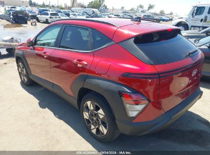 2024 HYUNDAI KONA SEL Red  Gasoline KM8HB3AB8RU054646 photo #4