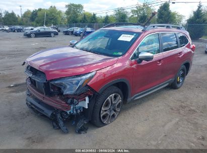 2023 SUBARU ASCENT LIMITED 8-PASSENGER Red  Gasoline 4S4WMARD0P3447071 photo #3