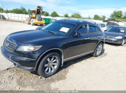 2008 INFINITI FX35 Black  Gasoline JNRAS08W28X200937 photo #3