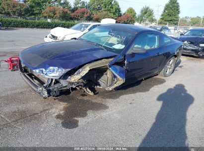 2010 FORD MUSTANG V6/V6 PREMIUM Blue  Gasoline 1ZVBP8AN8A5163624 photo #3