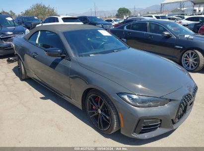 2022 BMW M440I Gray  Gasoline WBA53AT02NCK66606 photo #1