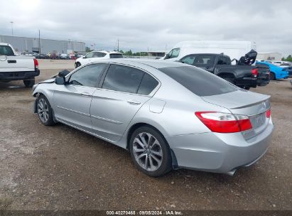 2013 HONDA ACCORD SPORT Silver  Gasoline 1HGCR2F57DA259832 photo #4