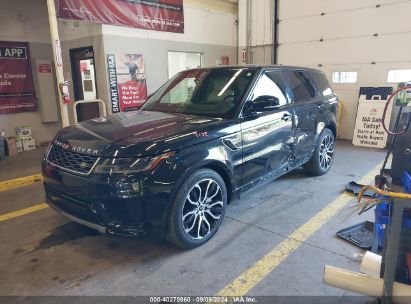 2019 LAND ROVER RANGE ROVER SPORT HSE Black  Gasoline SALWR2RV2KA834710 photo #3