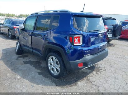 2018 JEEP RENEGADE LIMITED 4X4 Blue  Gasoline ZACCJBDB3JPH31700 photo #4