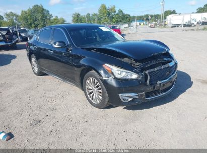 2015 INFINITI Q70L 3.7X Black  Gasoline JN1BY1PR1FM830776 photo #1