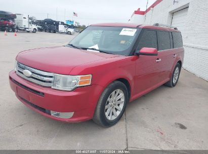 2012 FORD FLEX SEL Red  Gasoline 2FMGK5CC0CBD20512 photo #3