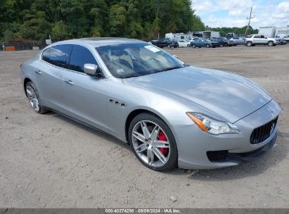 2014 MASERATI QUATTROPORTE S Q4 Silver  Gasoline ZAM56RRA8E1081069 photo #1