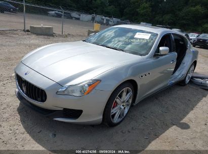 2014 MASERATI QUATTROPORTE S Q4 Silver  Gasoline ZAM56RRA8E1081069 photo #3