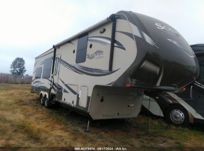 2014 GRAND DESIGN SOLITUDE  5TH WHL TRAVEL TRAILER Brown  Other 573FS3625E1100538 photo #1