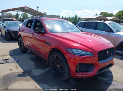 2018 JAGUAR F-PACE S Red  Gasoline SADCM2FV6JA261942 photo #1