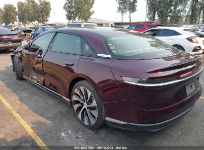 2023 LUCID AIR TOURING Burgundy  Electric 50EA1TEA9PA001068 photo #4