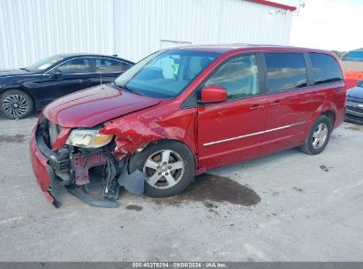 2008 DODGE GRAND CARAVAN SXT Burgundy  Gasoline 2D8HN54P28R111113 photo #3