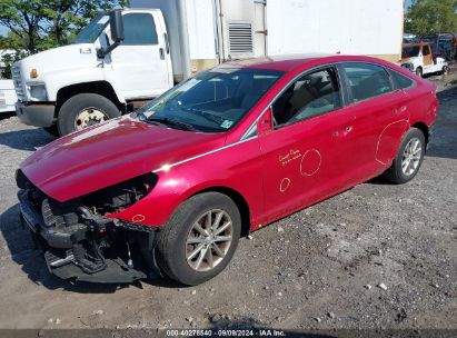 2019 HYUNDAI SONATA SE Red  Gasoline 5NPE24AFXKH807108 photo #3