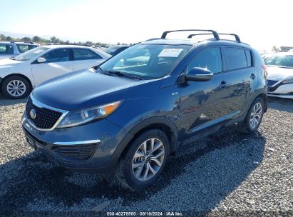 2014 KIA SPORTAGE LX Gray  Gasoline KNDPBCAC4E7548231 photo #3