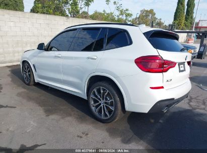 2020 BMW X3 SDRIVE30I White  Gasoline 5UXTY3C07L9C46239 photo #4