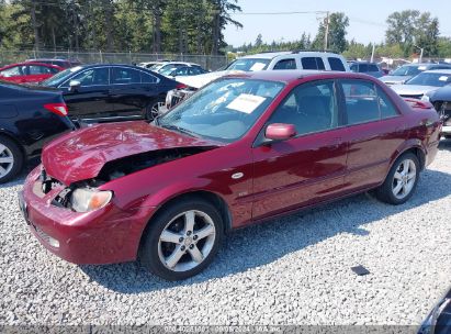 2003 MAZDA PROTEGE DX/ES/LX Red  Gasoline JM1BJ225331150239 photo #3