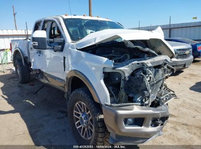 2018 FORD F-350 KING RANCH White  Diesel 1FT8W3BT7JEC06284 photo #1