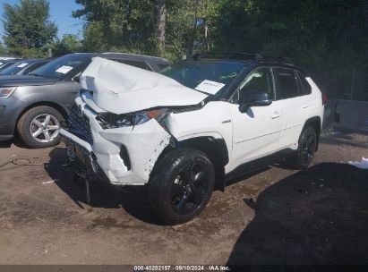 2020 TOYOTA RAV4 HYBRID XSE White  Hybrid JTMEWRFV0LJ044767 photo #3