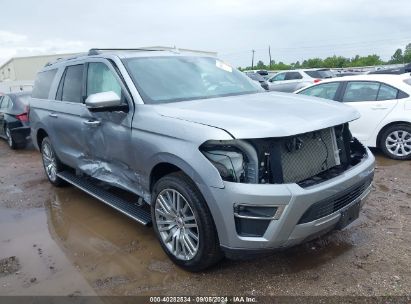 2024 FORD EXPEDITION LIMITED MAX Silver  Gasoline 1FMJK2A88REA11483 photo #1