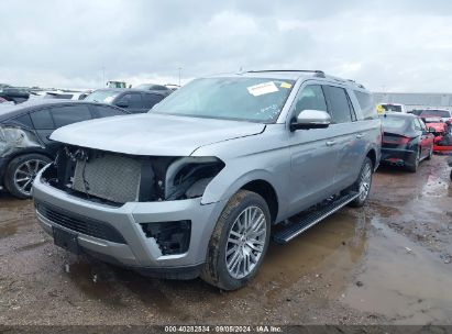 2024 FORD EXPEDITION LIMITED MAX Silver  Gasoline 1FMJK2A88REA11483 photo #3