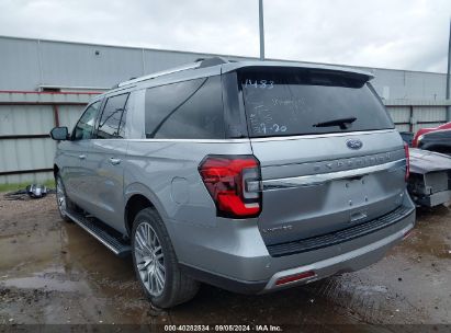 2024 FORD EXPEDITION LIMITED MAX Silver  Gasoline 1FMJK2A88REA11483 photo #4