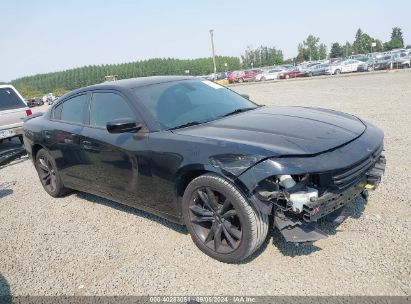 2018 DODGE CHARGER SXT RWD Black  Flexible Fuel 2C3CDXBG6JH197360 photo #1