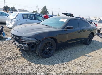 2018 DODGE CHARGER SXT RWD Black  Flexible Fuel 2C3CDXBG6JH197360 photo #3