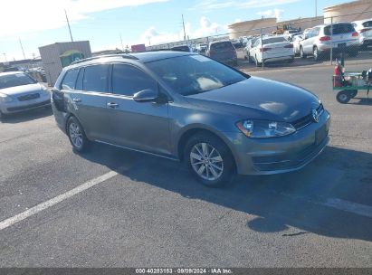 2015 VOLKSWAGEN GOLF SPORTWAGEN TSI S 4-DOOR Gray  Gasoline 3VWC17AU2FM502774 photo #1