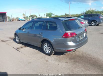 2015 VOLKSWAGEN GOLF SPORTWAGEN TSI S 4-DOOR Gray  Gasoline 3VWC17AU2FM502774 photo #4