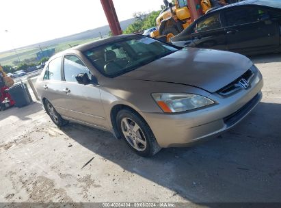 2005 HONDA ACCORD HYBRID IMA Gold  Hybrid JHMCN36535C016880 photo #1