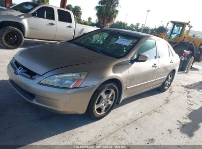 2005 HONDA ACCORD HYBRID IMA Gold  Hybrid JHMCN36535C016880 photo #3