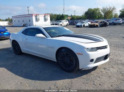 2014 CHEVROLET CAMARO 2LS White  Gasoline 2G1FA1E39E9152199 photo #1