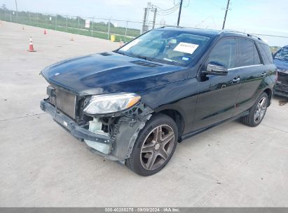 2016 MERCEDES-BENZ GLE 400 4MATIC Black  Gasoline 4JGDA5GB2GA665002 photo #3