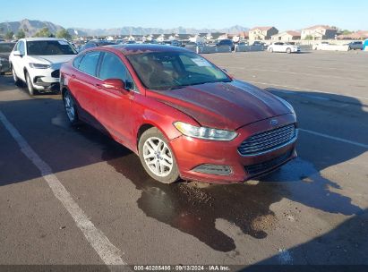 2014 FORD FUSION SE Red  Gasoline 3FA6P0H73ER278704 photo #1