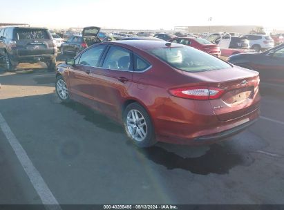 2014 FORD FUSION SE Red  Gasoline 3FA6P0H73ER278704 photo #4