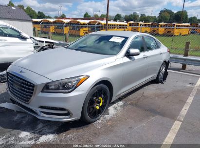 2019 GENESIS G80 3.8 Silver  Gasoline KMHGN4JE7KU286521 photo #3