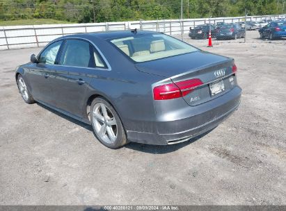 2018 AUDI A8 L 3.0T Gray  Gasoline WAU44AFD6JN000558 photo #4