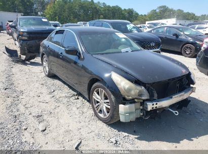 2012 INFINITI G25 JOURNEY Black  Gasoline JN1DV6AP4CM812788 photo #1