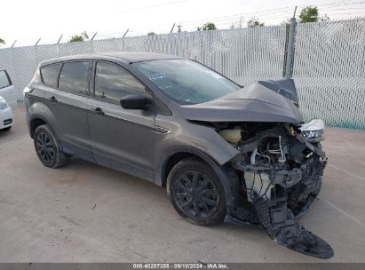 2017 FORD ESCAPE S Gray  Gasoline 1FMCU0F76HUD93220 photo #1