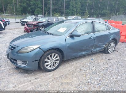 2012 MAZDA MAZDA6 I TOURING Blue  Gasoline 1YVHZ8DH7C5M38264 photo #3