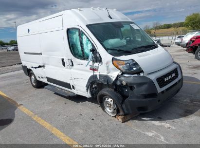 2022 RAM PROMASTER 3500 HIGH ROOF 159 WB White  Flexible Fuel 3C6MRVHG5NE138547 photo #1