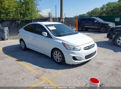 2013 HYUNDAI ACCENT GLS White  Gasoline KMHCT4AE6DU395382 photo #1