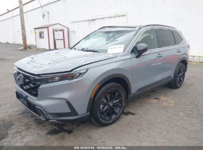 2024 HONDA CR-V HYBRID SPORT-L Gray  Hybrid 7FARS6H8XRE036084 photo #3