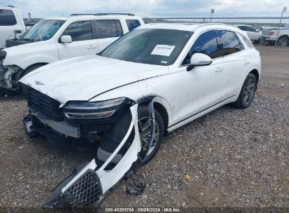 2022 GENESIS GV70 2.5T AWD White  Gasoline KMUMADTB8NU068966 photo #3