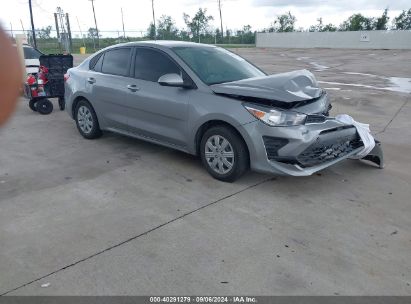 2023 KIA RIO S Gray  Gasoline 3KPA24AD0PE539467 photo #1