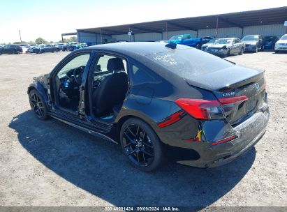 2024 HONDA CIVIC SPORT Black  Gasoline 2HGFE2F53RH538633 photo #4