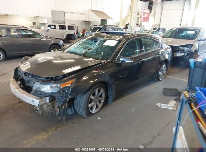 2012 ACURA TL 3.5 Black  Gasoline 19UUA8F57CA040270 photo #3