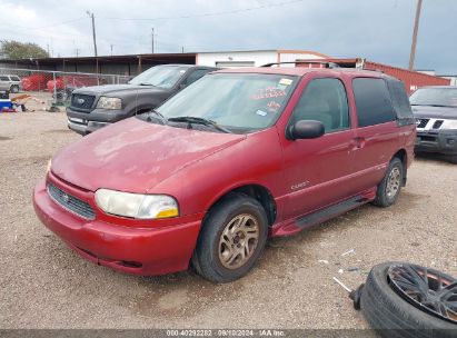 2000 NISSAN QUEST Red  Gasoline 4N2XN11T2YD821892 photo #3