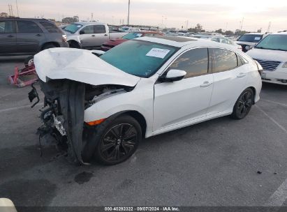 2018 HONDA CIVIC EX White  Gasoline SHHFK7H56JU413801 photo #3